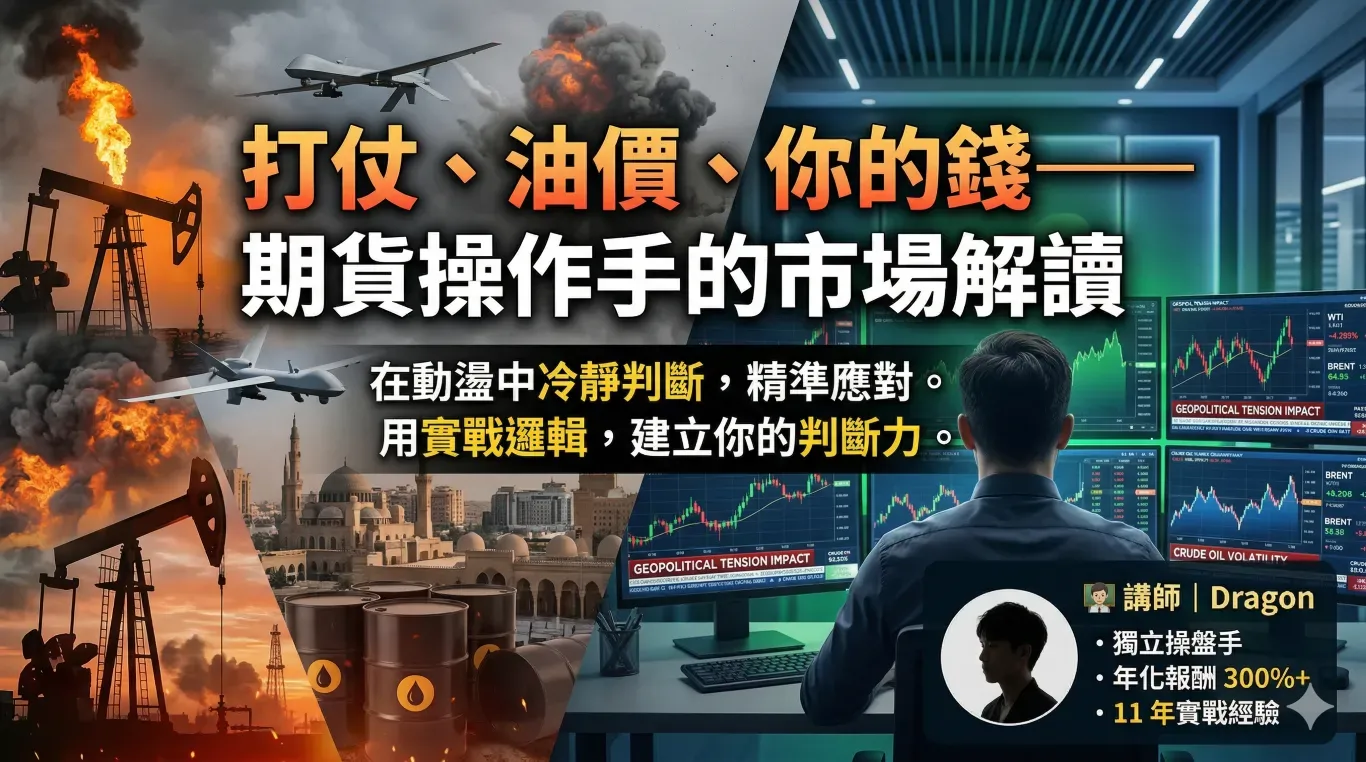 【班克會員免費】打仗、油價、你的錢——期貨操作手的市場解讀